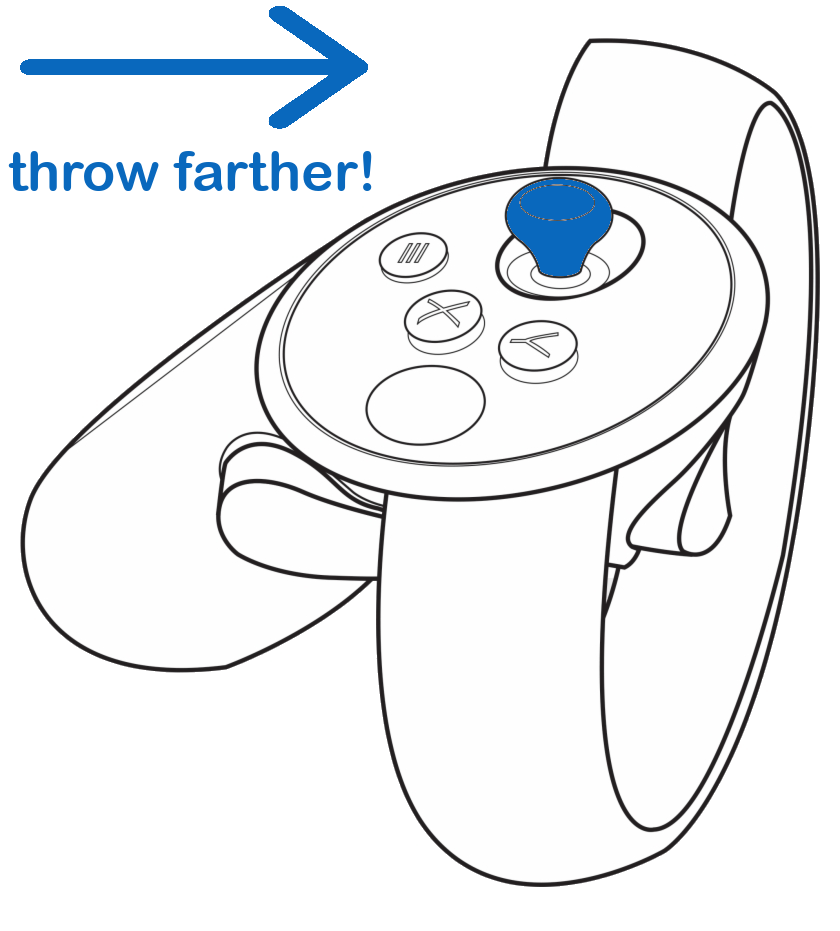 The joystick highlighted in blue